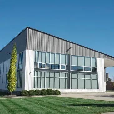 Commercial building drone wash service