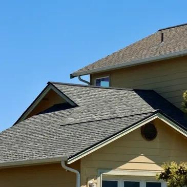 Drone roof cleaning service