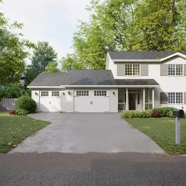 Driveway and patio pressure washing